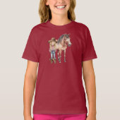 T-shirt Enfants Cheval (Devant)