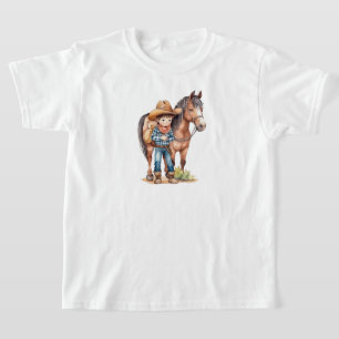 T-shirt Enfants Cheval