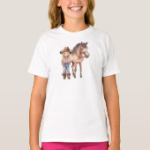 T-shirt Enfants Cheval (Devant)