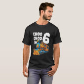 T-shirt Enfants Choo Choo Iu2019m 6 Train 6 Anniversaire (Devant entier)