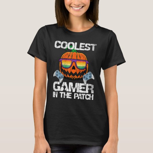 T-shirt Enfants Citrouille le plus frais dans le Patch Tod (Devant)