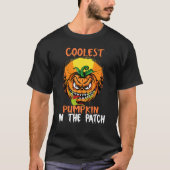 T-shirt Enfants Citrouille le plus frais dans le Patch Tod (Devant)