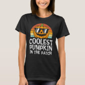 T-shirt Enfants Citrouille le plus frais dans le Patch Tod (Devant)