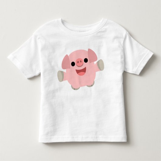 T-shirt Enfants Cochon Croustillant (Devant)
