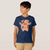 T-shirt Enfants Cochon de Cartoon Sympa (Devant entier)