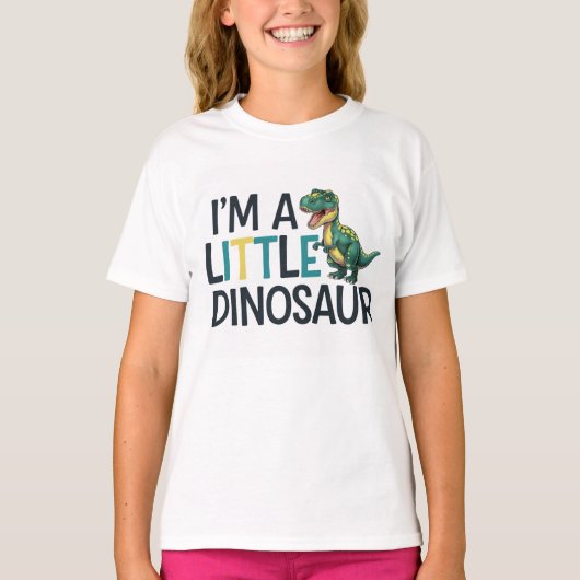 T-shirt enfants conception dinosaure (Devant)