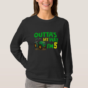 T-shirt Enfants Cool ferme tracteur 5e anniversaire Tee Ou