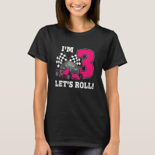 T-shirt Enfants Course Voiture Anniversaire Fournitures Po