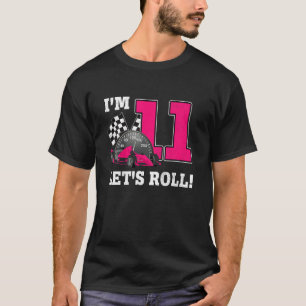 T-shirt Enfants Course Voiture Anniversaire Fournitures Po
