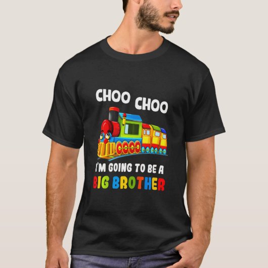 T-shirt Enfants Cute Choo Choo Choo Je vais être un Big Br (Devant)