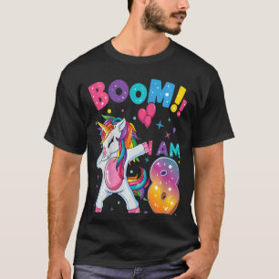 T-shirt Enfants Dabbing Anniversaire 8 Anniversaire 8e Ann