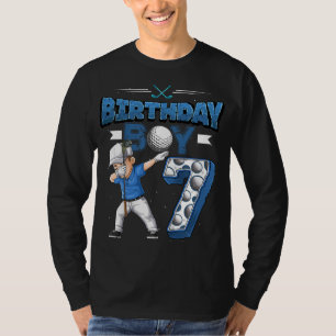 T-shirt Enfants Dabbing garçon 7 ans Golf Player 7e annive