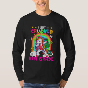 T-shirt Enfants Dabbing Unicorne Je viens de broyer 1e ann