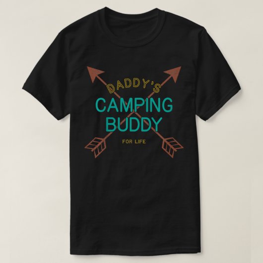 T-shirt Enfants Daddy Camping Buddy Cute Randonnée Outr Ad (Design devant)