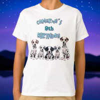 Enfants Dalmatiens Anniversaire de la fête des chi