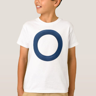 T-shirt Enfants d'anneau de Ringette/T-shirt de la