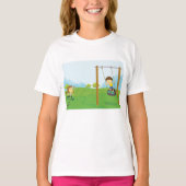 T-shirt Enfants Dans Le Parc (Devant)