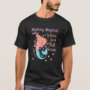 T-shirt Enfants de 3e année Sirène Faire des vagues magiqu