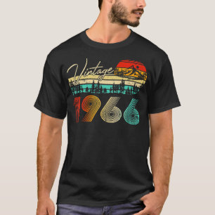 T-shirt Enfants de 57 ans Filles Vintage 1966 57e annivers
