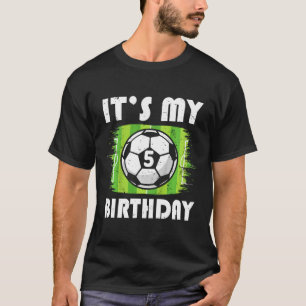 T-shirt Enfants de 5 ans Joueur de football Enfants 5e ann