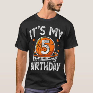 T-shirt Enfants de 5 ans Sport de baseball 5e anniversaire