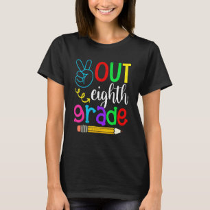 T-shirt Enfants De 8E Année D'Études Dernier Jour De L'Éco