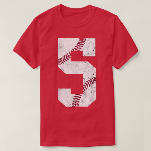 T-shirt Enfants De Baseball 5e Anniversaire Cadeau Pour Ga (Design devant)