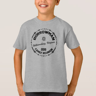 T-shirt Enfants de chemise de la Réunion de Borrowman