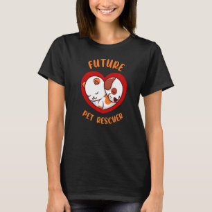 T-shirt Enfants De Futurs Sauveteurs D'Animaux Avec Chiens