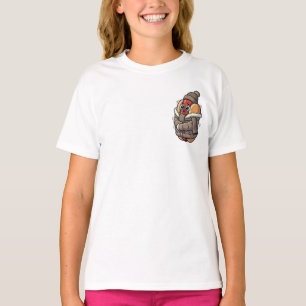 T-shirt Enfants de hot-dog frissonnants d'hiver