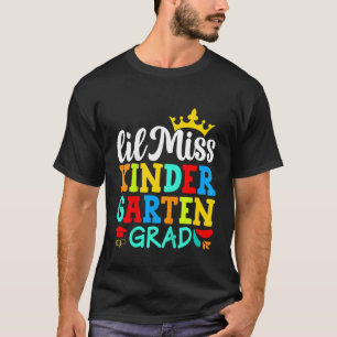 T-shirt Enfants de la maternelle Graduation Lil Miss mater