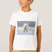 T-shirt Enfants de l'ours polaire amusant de l'Ala