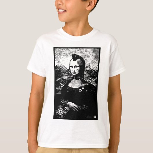 T-shirt Enfants de Mohawk de Mona (Devant)