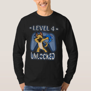 T-shirt Enfants de niveau 4 déverrouillé Dabbing German Sh
