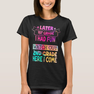 T-shirt Enfants De Première Année Dernière Journée De L'En