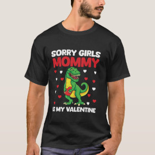T-shirt Enfants Désolé Filles Maman est ma Saint Valentin 
