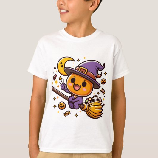 T-shirt Enfants d'Halloween (Devant)