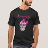 T-shirt Enfants Dia De Los Muertos Crâne Sucre Jour De La (Devant)
