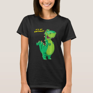 T-shirt Enfants Dino Rex Anniversaire Dinosaure Thème Pour