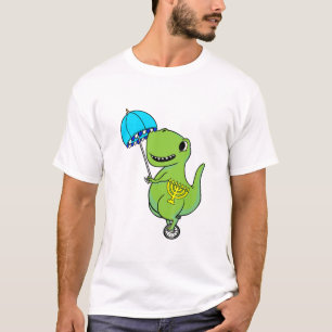 T-shirt Enfants Dinosaur Parapluie Hanoukka Rex Chanukah J