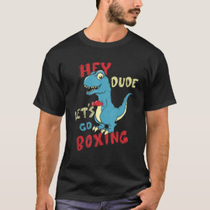 T-shirt Enfants Dinosaure Boxe T Rex Gants Trunks