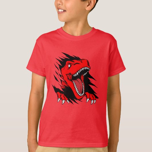 T-shirt Enfants dinosaures (Devant)