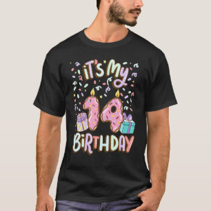 T-shirt Enfants Doux Donut C'Est Mon 14E Anniversaire 14 A