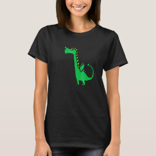 T-shirt Enfants Dragon Volant Dinosaur Médiéval Unisex