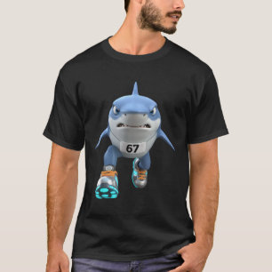 T-shirt Enfants drôles 67 Meme Tralalero Tralala Coureur I