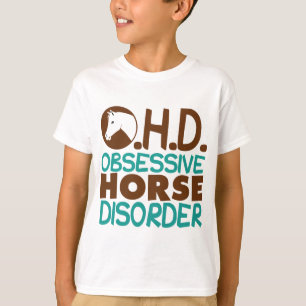 T-shirt Enfants drôles de cheval