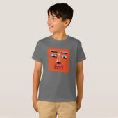 T-shirt Enfants du visage V1 de robot (Devant entier)