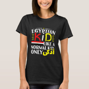 T-shirt Enfants Égyptiens Garçons Fille Arabe Écrire Égypt