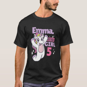 T-shirt Enfants Emma's Birthday pour son 5e anniversaire