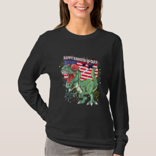 T-shirt Enfants Enfants Bonne Roi De Juillet Dinosaure T R